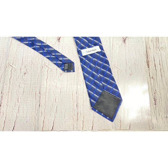 calvin klein mens necktie 100% silk tie - Picture 2 of 7
